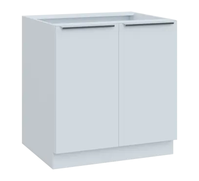 SIS - 8D spodní skříňka, 2-dveřová, 870x800x600, bílá