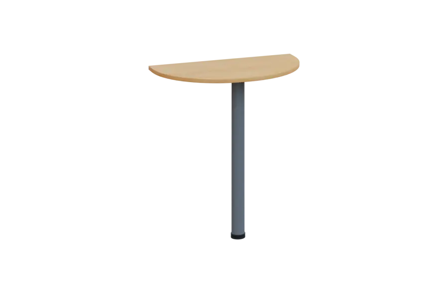 EJD 2 - 70 přístavba jednací, kovová podnož stříbrná, síla desky 25 mm, široká 700 mm, javor horský