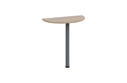 EJD 2 - 70 přístavba jednací, kovová podnož stříbrná, síla desky 25 mm, široká 700 mm, dub bardolino