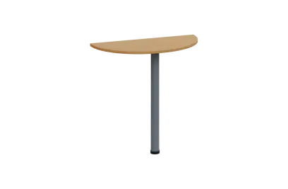EJD 1 - 81 přístavba jednací, kovová podnož stříbrná, síla desky 18 mm, široká 800 mm, buk Royal