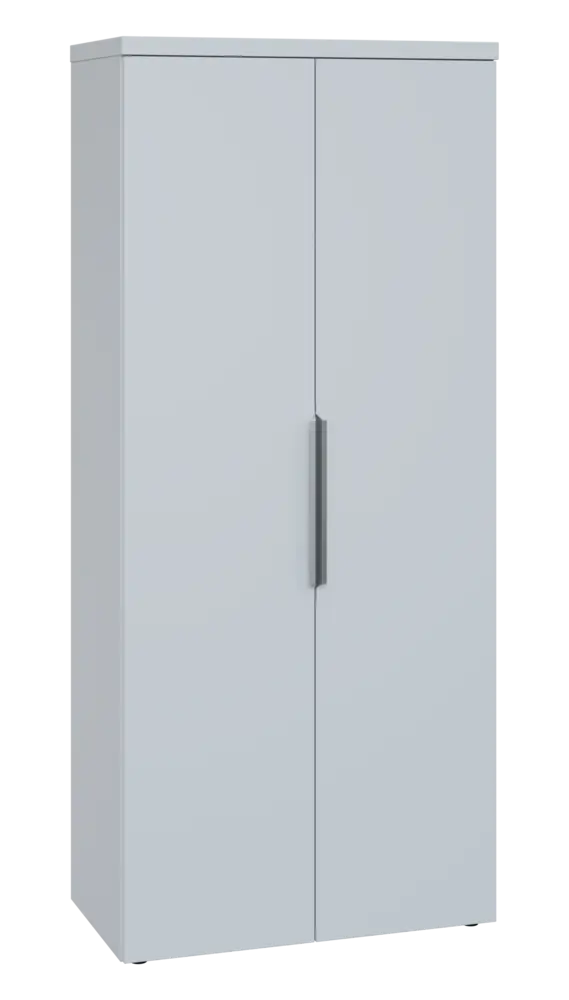 SIN 5 - 8D kancelářská skříň, 2-dveřová, 1820x800x400, bílá