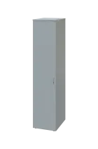 CST 4 - 41 šatní skříň, 1-dveřová, tyč, levá, 1450x400x600, šedá