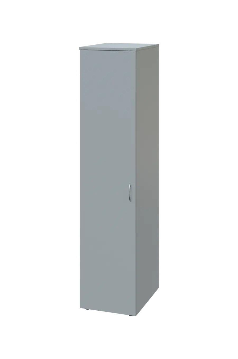 CST 4 - 41 šatní skříň, 1-dveřová, tyč, levá, 1450x400x600, šedá