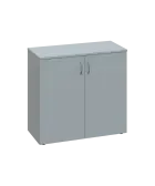 CN 2 - 8D skříň, 2-dveřová, 750x800x400, šedá