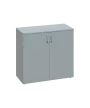 CN 2 - 8D skříň, 2-dveřová, 750x800x400, šedá