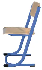 HUBERT židle stavitelná, velikost 4 - 6 RAL 5015 - modrá