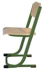 HUBERT židle stavitelná, velikost 5 - 7 RAL 6029 - zelená
