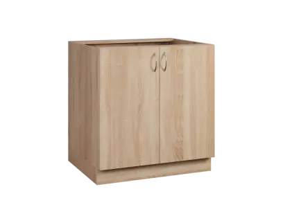 CS - 8D spodní skříňka, 2-dvéřová, 870x800x600, dub bardolino