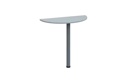 EJD 1 - 81 přístavba jednací, kovová podnož stříbrná, síla desky 18 mm, široká 800 mm, šedá