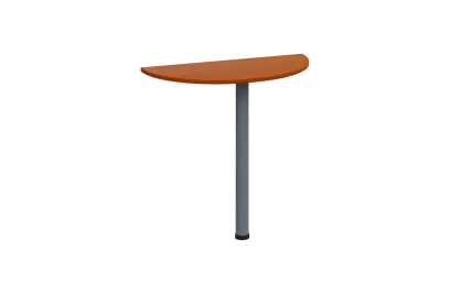 EJD 1 - 81 přístavba jednací, kovová podnož stříbrná, síla desky 18 mm, široká 800 mm, třešeň šumavská
