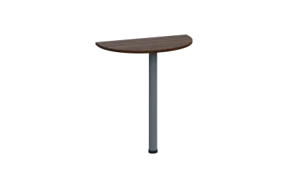 EJD 1 - 70 přístavba jednací, kovová podnož stříbrná, síla desky 18 mm, široká 700 mm, ořech královský