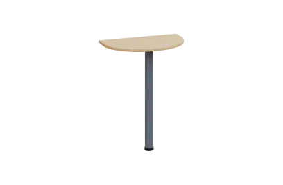 EJD 1 - 60 přístavba jednací, kovová podnož stříbrná, síla desky 18 mm, široká 600 mm, bříza irská