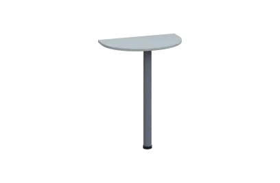 EJD 1 - 60 přístavba jednací, kovová podnož stříbrná, síla desky 18 mm, široká 600 mm, šedá