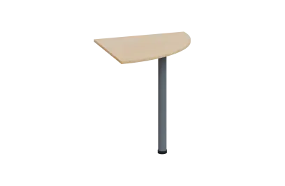 ES 17 - 7 deska spojovací s nohou, deska 18 mm lamino - bříza irská, podnož stříbrná