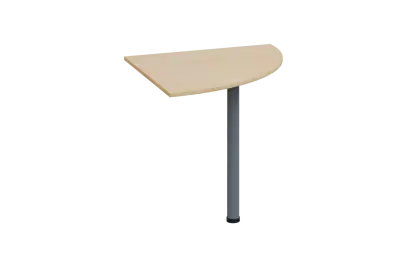 ES 28 - 8 deska spojovací s nohou, deska 25 mm lamino - bříza irská, podnož stříbrná