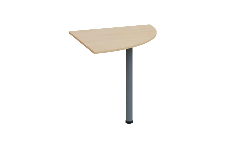 ES 28 - 8 deska spojovací s nohou, deska 25 mm lamino - bříza irská, podnož stříbrná