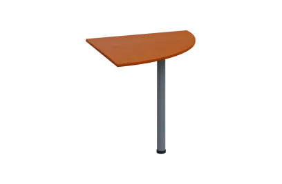 ES 28 - 8 deska spojovací s nohou, deska 25 mm lamino - třešeň šumavská, podnož stříbrná