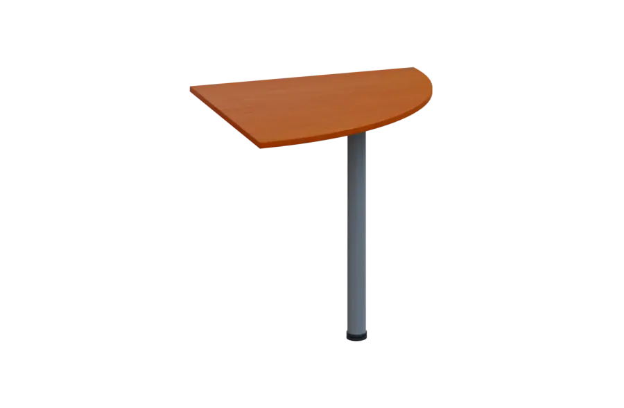 ES 28 - 8 deska spojovací s nohou, deska 25 mm lamino - třešeň šumavská, podnož stříbrná