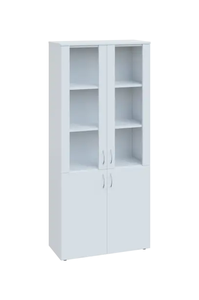 CN 5 - 8DS skříň, 4-dveřová/prosklená, 1800x800x400, bílá CN 5 - 8DS skříň, 4-dveřová/prosklená, 1800x800x400, bílá