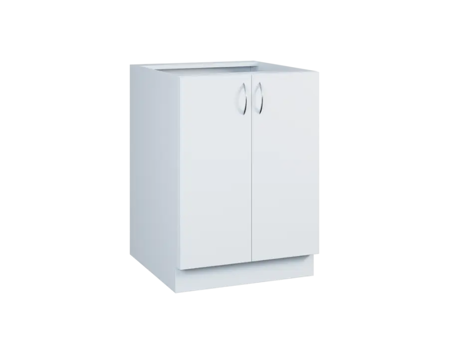 CS - 6D2 spodní skříňka, 2-dvéřová, 870x600x600, bílá