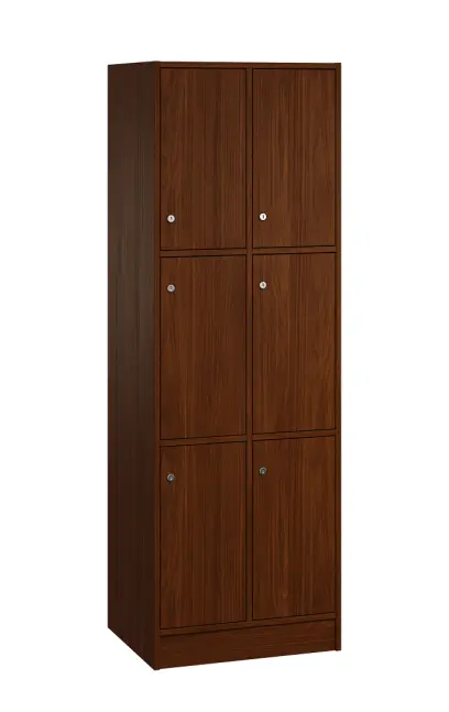 SL - 3322 šatní skříň dřevěná, 6-úložných boxů, 1800x600x500, sokl, ořech královský SL - 3322 šatní skříň dřevěná, 6-úložných boxů, 1800x600x500, sokl, ořech královský