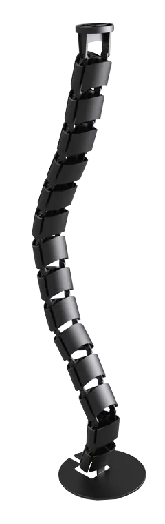 SEGMENT 01 černý - pořadač kabelů hranatý