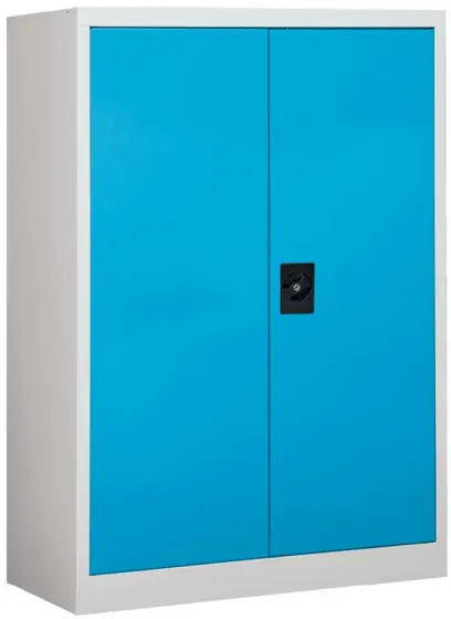 JP - 902 NX skříň policová, 1150x400x900mm, šedá/modrá