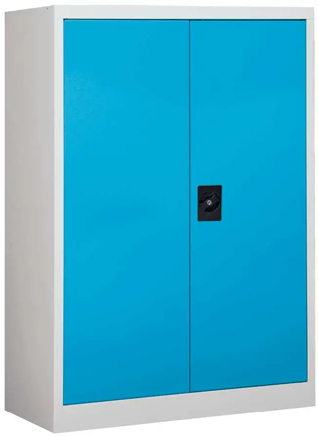 JP - 902 NX skříň policová, 1150x400x900mm, šedá/modrá