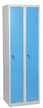 JP - 500 N skříň šatní, 1850x500x500 mm, 2-dílná, šedomodrá
