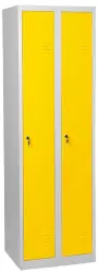 JP - 500 N skříň šatní, 1850x500x500 mm, 2-dílná, šedožlutá