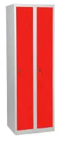 JP - 500 N skříň šatní, 1850x500x500 mm, 2-dílná, šedočervená
