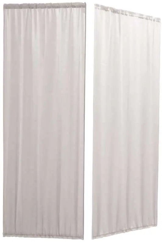 Náhradní závěs k zástěně B, 2-dílný set, bílý