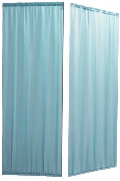 Náhradní závěs k zástěně B, 2-dílný set, modrý