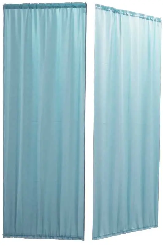 Náhradní závěs k zástěně B, 2-dílný set, modrý