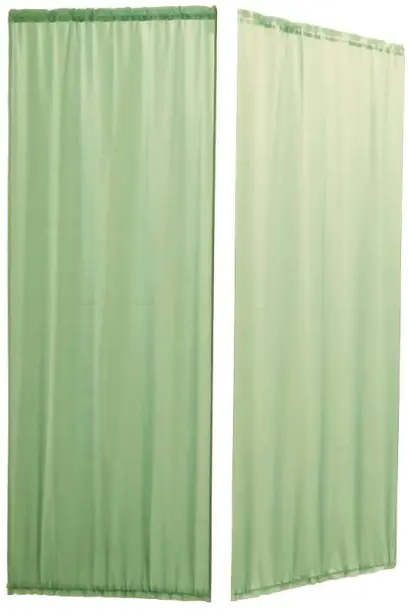 Náhradní závěs k zástěně B, 2-dílný set, zelený