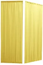 Náhradní závěs k zástěně B, 2-dílný set, žlutý