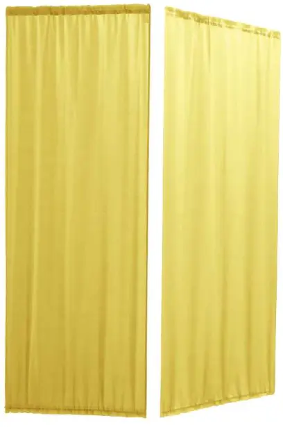 Náhradní závěs k zástěně B, 2-dílný set, žlutý