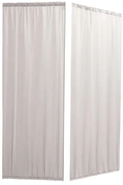 Náhradní závěs k zástěně C, 2-dílný set, bílý