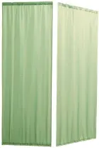Náhradní závěs k zástěně C, 2-dílný set, zelený