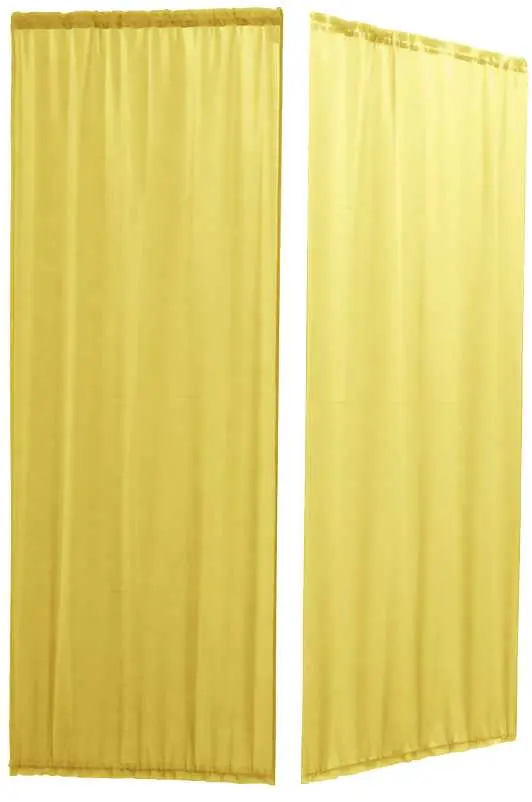 Náhradní závěs k zástěně C, 2-dílný set, žlutý