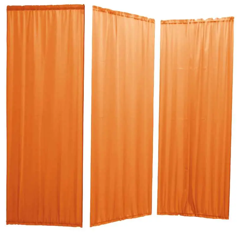 Náhradní závěs k zástěně C, 3-dílný set, oranžový