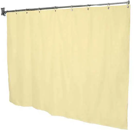 ZT - 03 zástěna teleskopická včetně závěsu, béžová