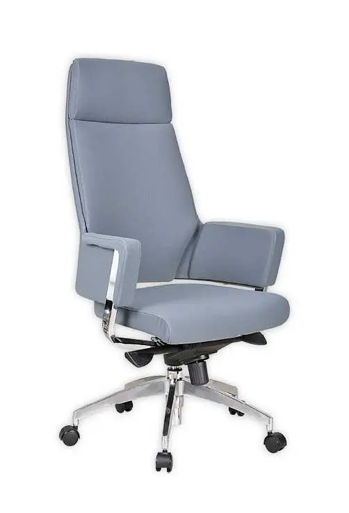 MIRAGE židle kancelářská, šedá látka