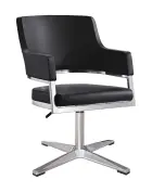 ELISEO židle konferenční, ekokůže černá