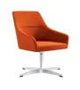 SELLY židle konferenční, látka oranžová