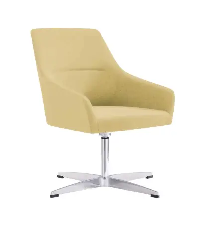 SELLY židle konferenční, ekokůže béžová