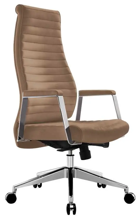 LINCOLN křeslo kancelářské, cappuccino kůže
