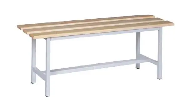 SLD 100 NX lavice šatní, dřevo/ konstrukce šedá RAL 7035