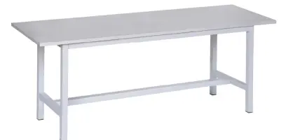 SLU 100 lavice šatní, šedá/ konstrukce šedá RAL 7035