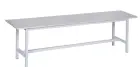 SLU 150 lavice šatní, šedá/ konstrukce šedá RAL 7035